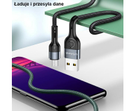 USAMS Kabel pleciony U55 2A micro USB zielony 1m - 1569104 - zdjęcie 3